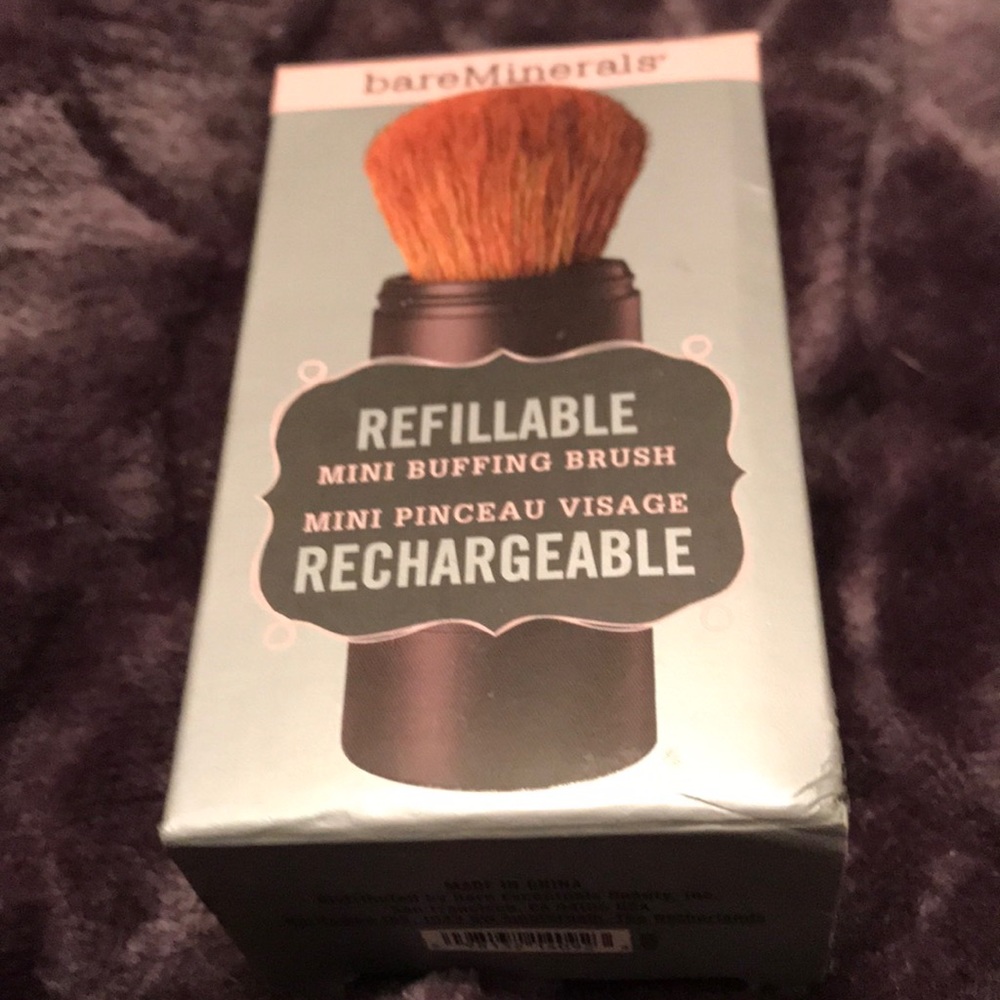 BareMinerals Refillable Mini Buffing Brush New